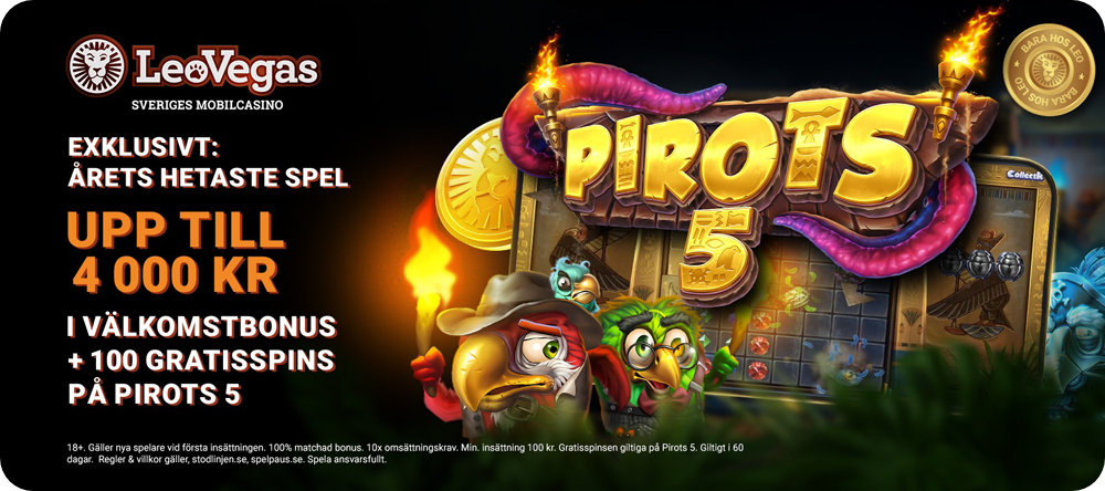 Pirots 5 LeoVegas bonus